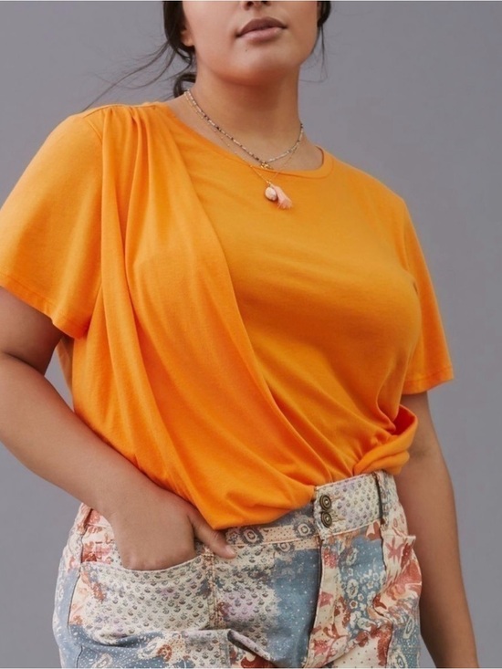 Anthropologie Tops - Anthropologie Draped Tee